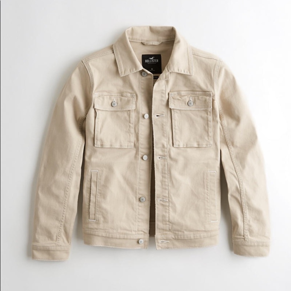 HOLLISTER | STRETCH DENIM UTILITY JACKET